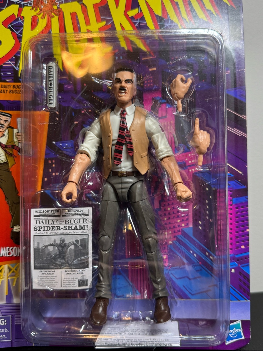 Hasbro Spider-Man Wilson Fisk Action Figure - Tan Vest, Gray Pants, Brown Shoes